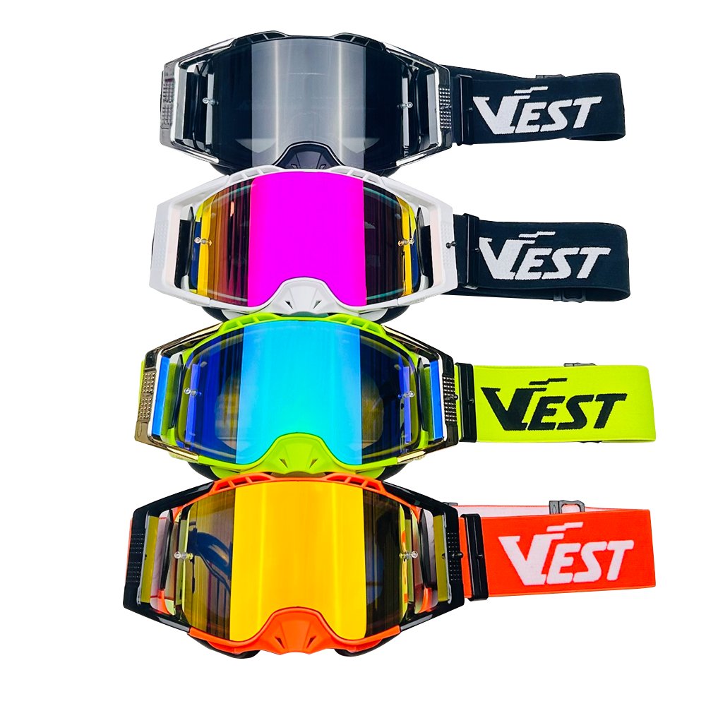 VEST MX902 Custom Motocross Goggles With Laminated Tear Offs UV Protection OEM ATV MX Motorcycle Off Road Dirt Bike Goggles