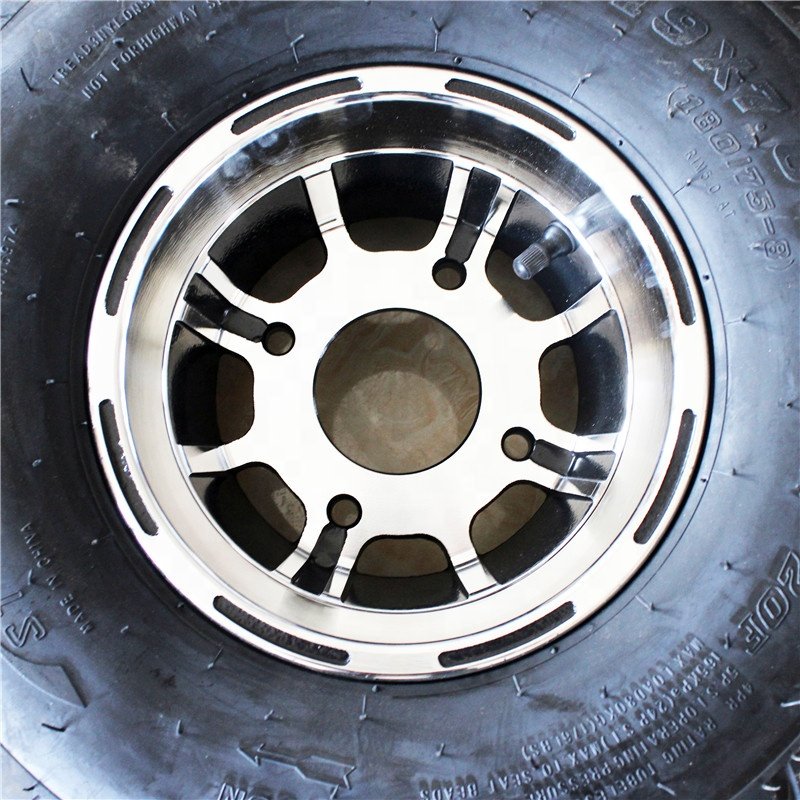 19X7-8 Rubber Tire With 8&quot; Rim Universal ATV UTV Replacement Tire