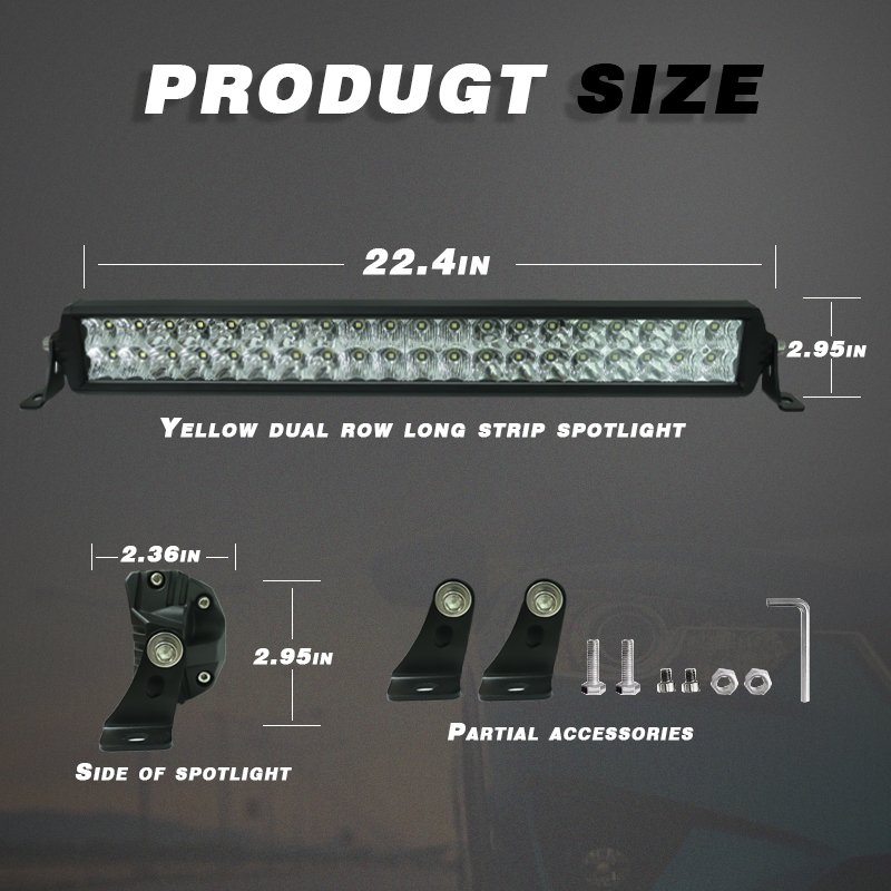 Car Roof Double Row LED Light Bar for Car UTV SUV ATV 4x4 off Road Truck Light Accessories