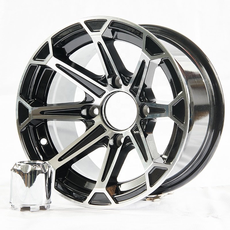 High Quality Customized 12Inch Golf Cart Rims ALLOY ATV&UTV Off-road Wheel for Ezgo Yamaha Golf Cart