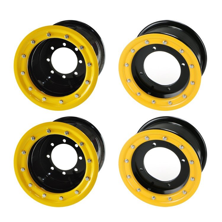 ATV Parts 9x8 3+5 4x110 9 Inch Beadlock Wheels ATV Rims Wheels for Suzuki LTZ 400 LTR 450