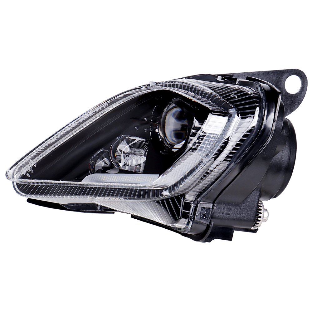 Quad Bike Accessories for Yamaha 2006-2022 Raptor 700 LED Projector Headlights White/Amber Halo ATV Headlights
