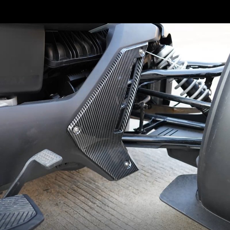 YongJin Atv Body Kit Carbon Fiber Pattern Lower Panels Fairing Pads Protector Trim Cover for Can-Am Ryker All Models