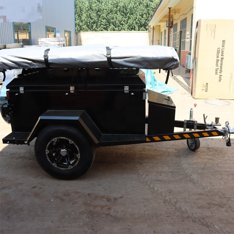 Factory Customized Small Car Transporter off Road Travel Camper Trailer for Sale