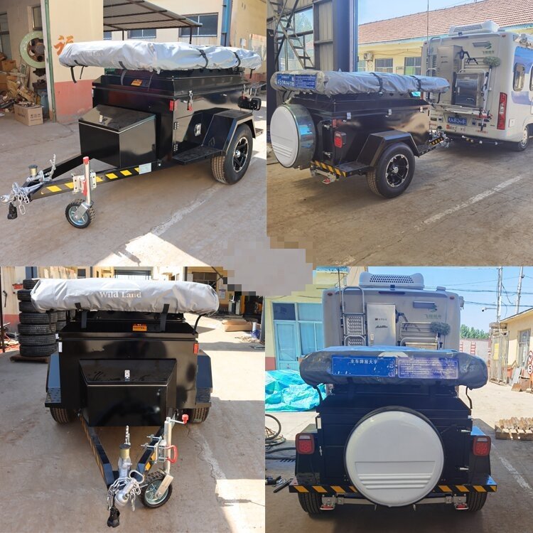 Factory Customized Small Car Transporter off Road Travel Camper Trailer for Sale