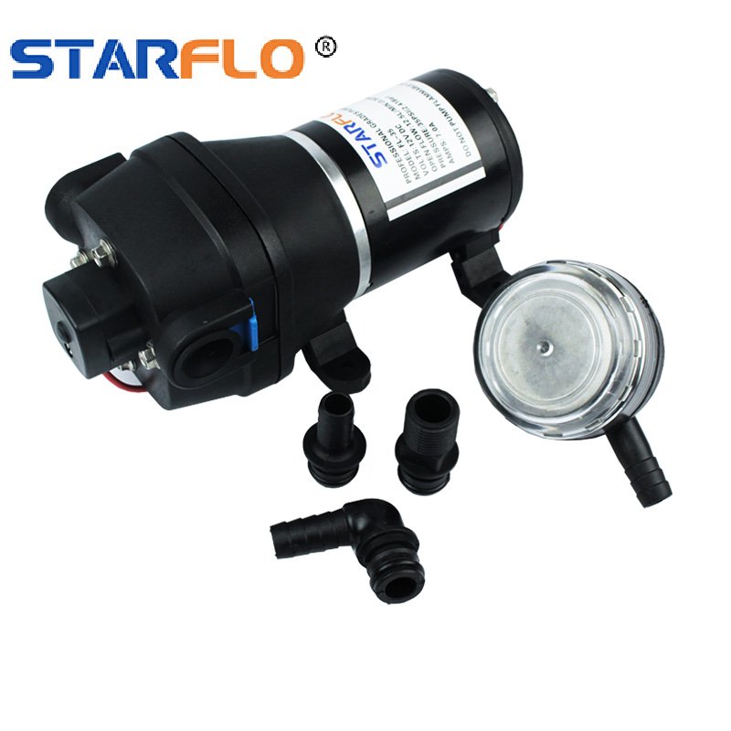 STARFLO FL-35 12V 12.5LPM 35PSI Motor Pump Farm Electric Atv Battery Power 12 Volt Diaphragm Water Pump