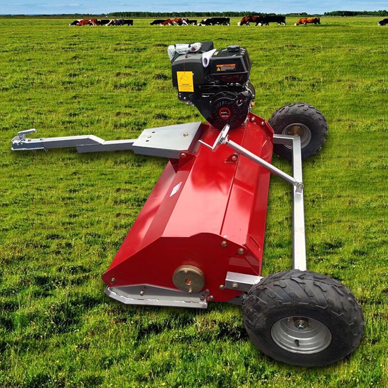 Farm Tractor Grass Cutting Lawn Mower ATV Small Tractor Brush Mower Push 18hp Atv Flail Mower