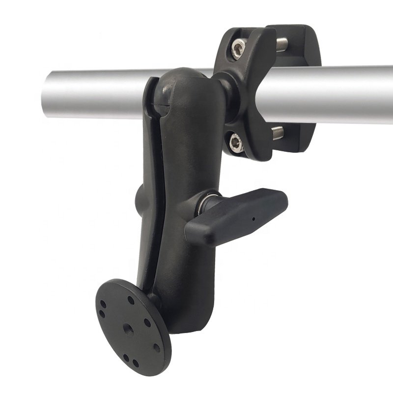 ATV UTV bar Pipe Camera Mount Portable Monitor Bracket Car Tablet Holder C Size 1.5 Inch Ball Base Large Tube Rail Mount Clamp