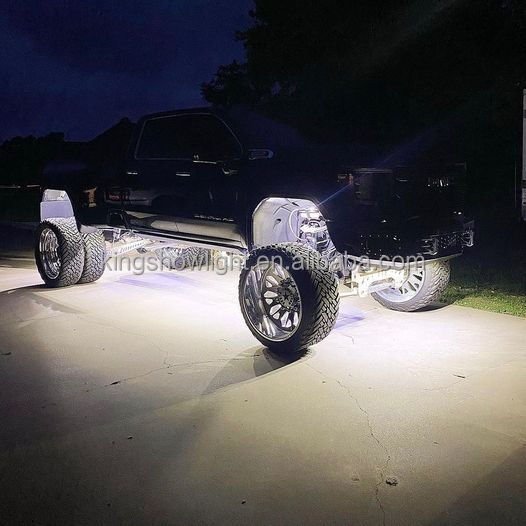 2024 NEWEST 108 Led Rock Light Pure White Color Pods Underbody Decorative Light Pods for Trucks Off Road ATV UTV RZR Boat