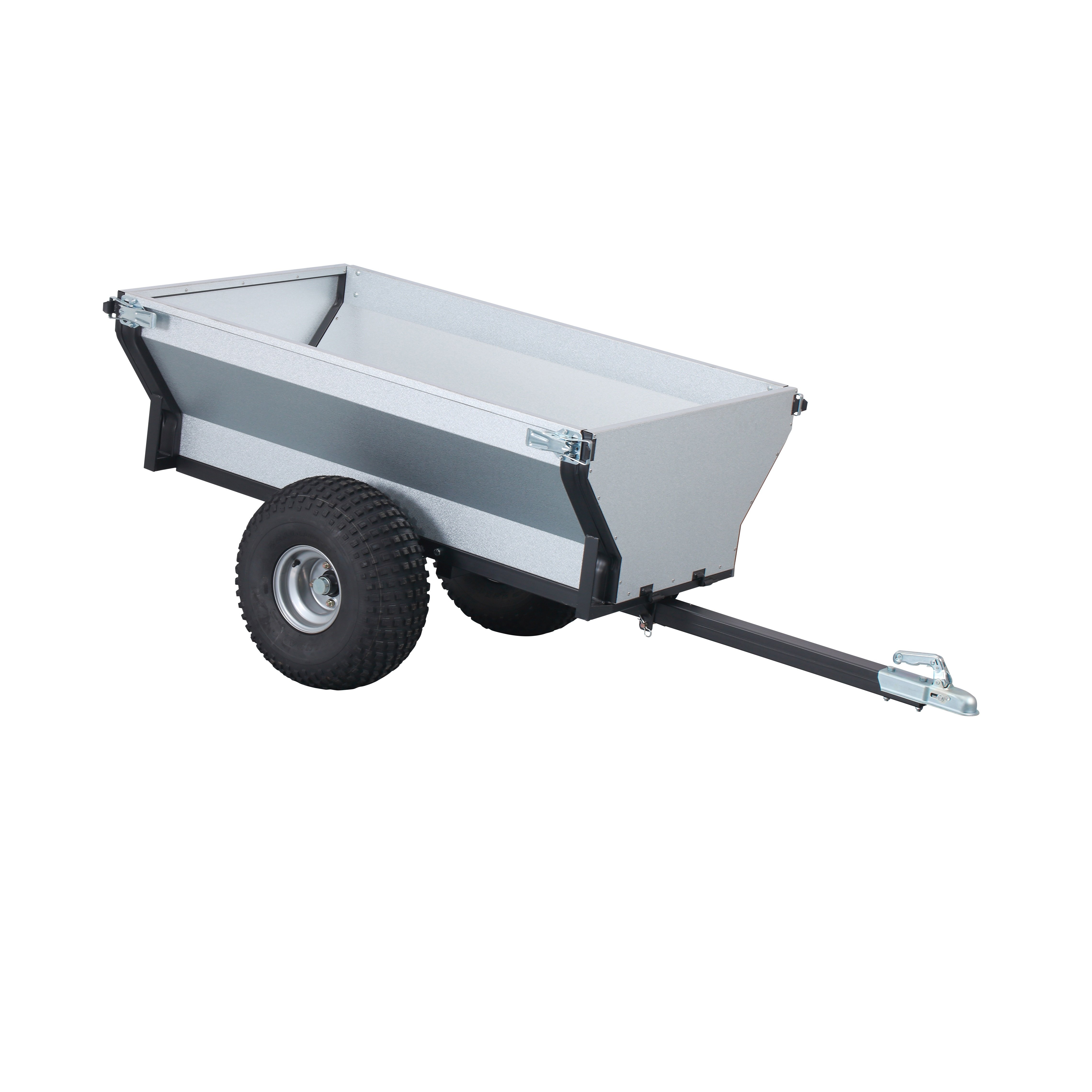ATV Garden Farm Utility Trailer with Galvanized Steel Box Much More Stronger