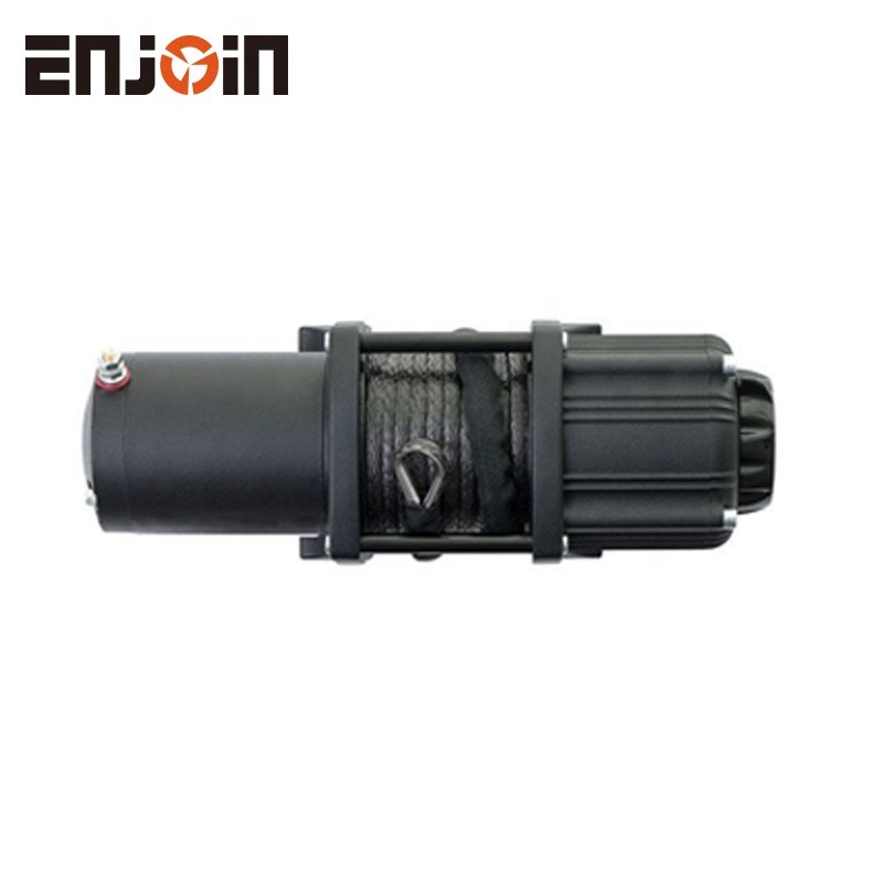 ENJOIN 12v 4500 lb ATV / UTV Electric Winch with 50 Ft. Synthetic Rope