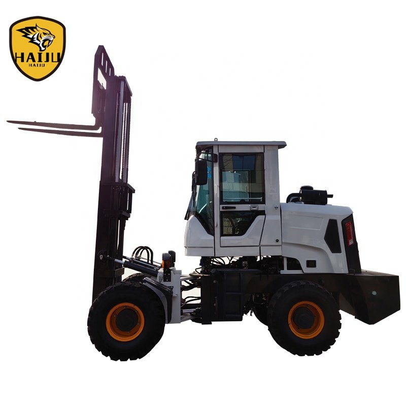 Cheap Off Road Forklift 4*4 Fork Lifter 3Ton 3000kg CE EPA Diesel Forklift