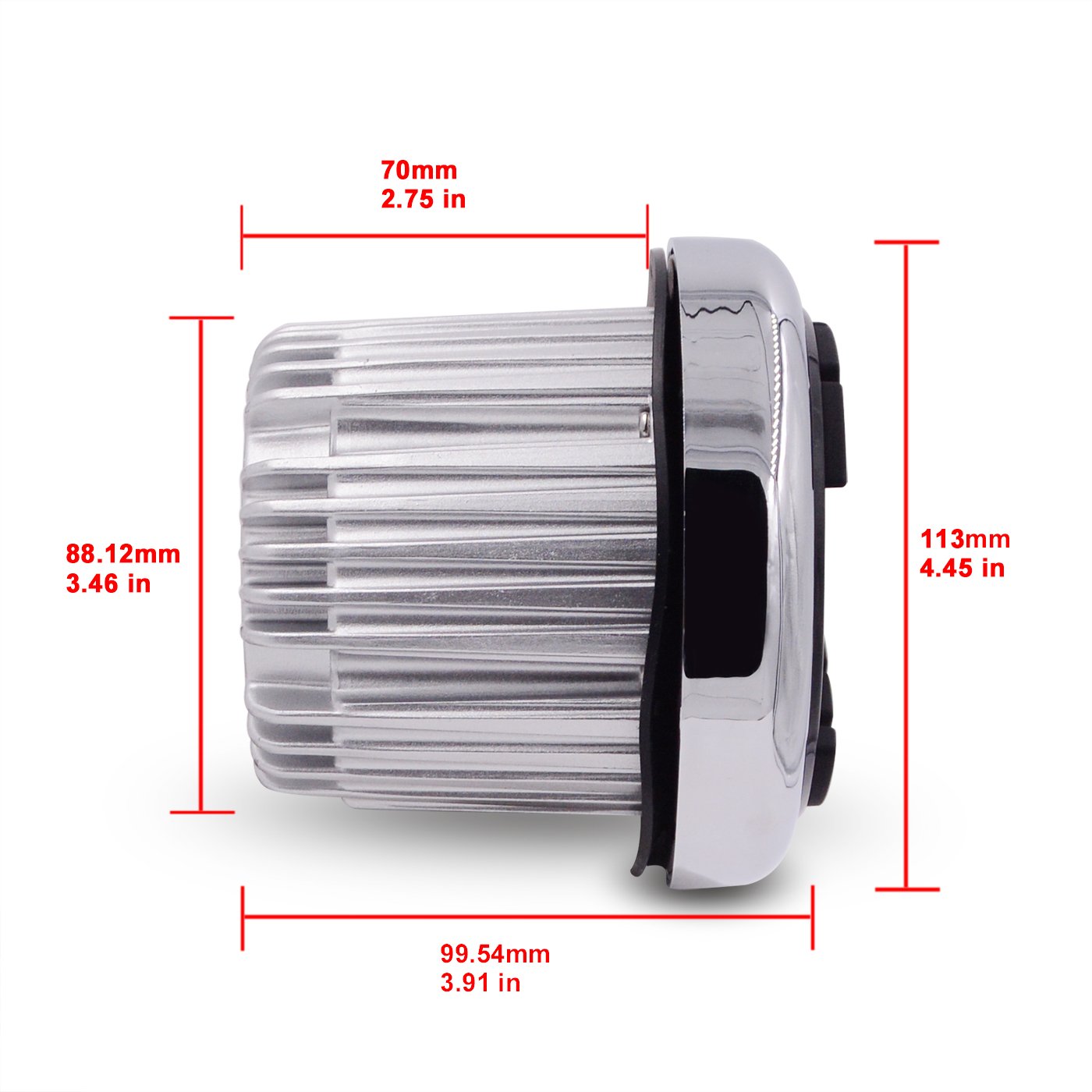 High Waterproof Level Marine Speaker Boat Waterproof Marine Speaker with 3" TFT Screen Player for UTV ATV Yachts Jetski H-301