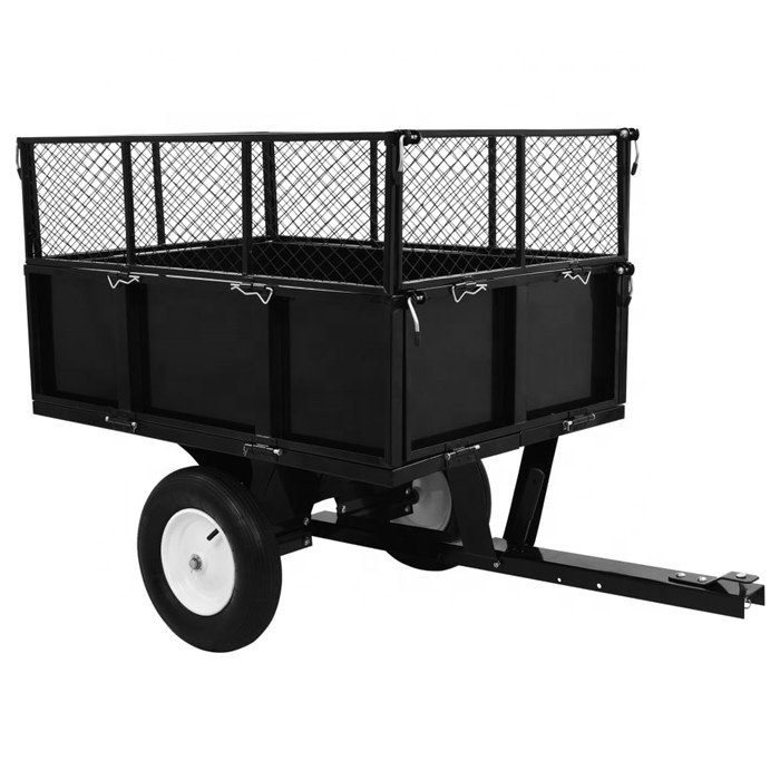 ATV/UTV Heavy Duty Utility Cart Cargo Trailer Cargo Utility Trailer, Heavy Duty Carts with Wheels, ATV Carrier