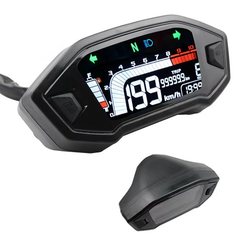 Motorcycle Refitted ATV Instrument LCD Tachometer Oil Gauge LED Digital LCD Instrument ABS Instrument