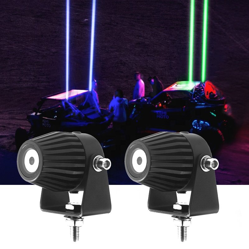 Outdoor Tow Fat Flag Round Super Bright Waterproof Auxiliary Green Lamp Atv Utv Rgb Bar Antenna Truck Led Offroad Driving Light