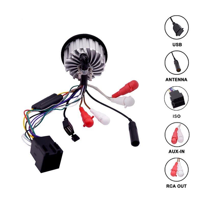 Marine Bluetooth Stereo Radio FM AM MP3 Player Audio+4 inch Marine Waterproof Outdoor Speaker+Antenna For Boat ATV UTV