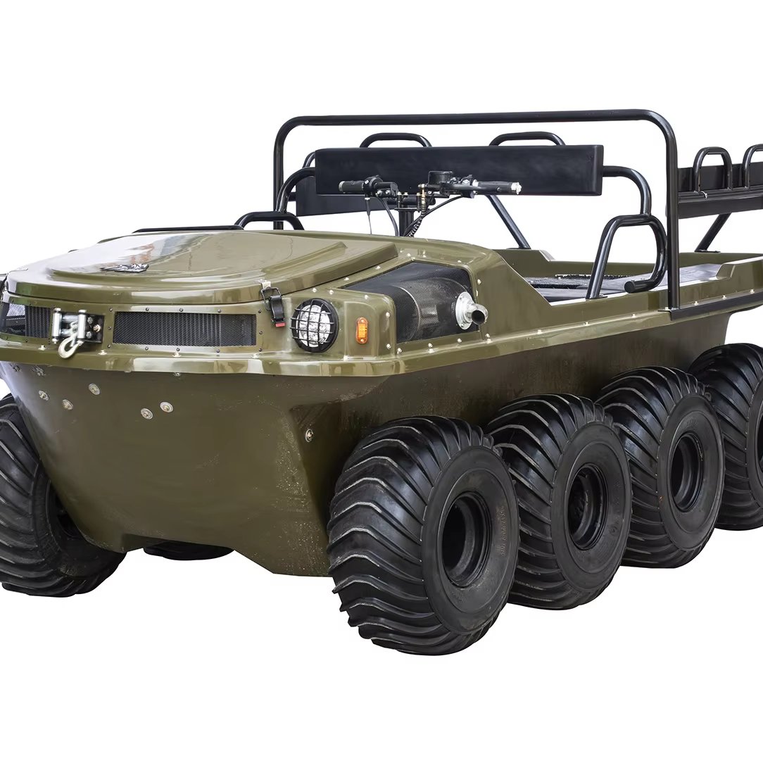 ATV/UTV HSD-BV228 Wheel Tire Amphibious All Terrain Vehicle Gasoline Fuel Personnel Carrier Special Transportation Vehicle Car