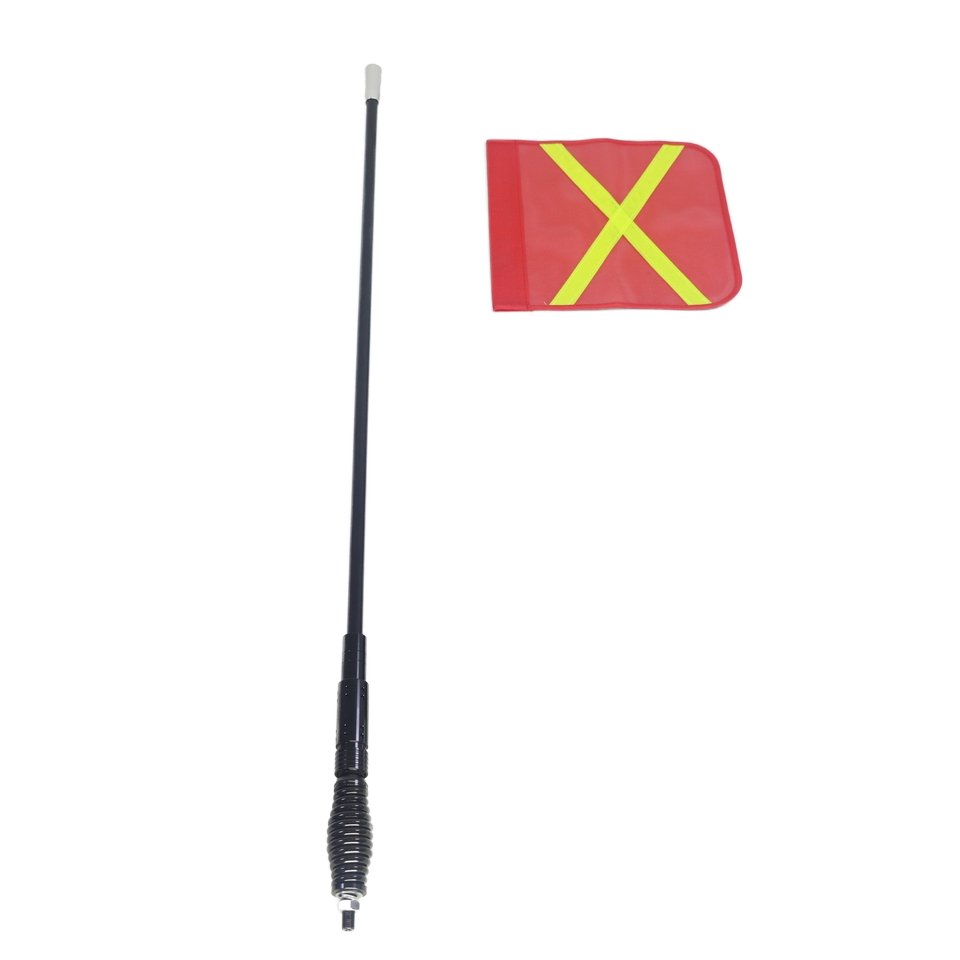 Splice Warning Mine Safety Whip 8/10/12ft Mining Safety Whip Flag for Offroad Vehicle UTV ATV Truck Pickup