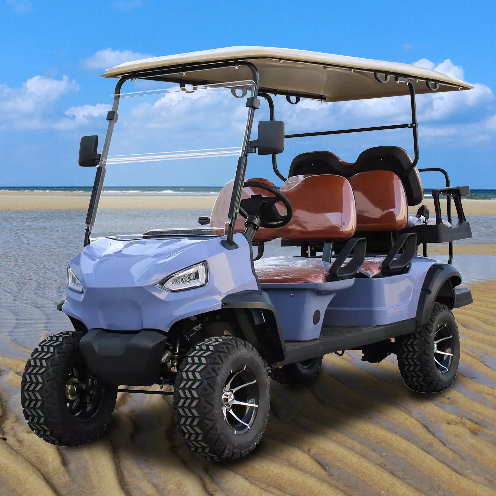 Chinese Factory Manufacturer High Quad Atv 4x4 500cc 4+2 Seat Dc Motor for Golf Cart 1 Person