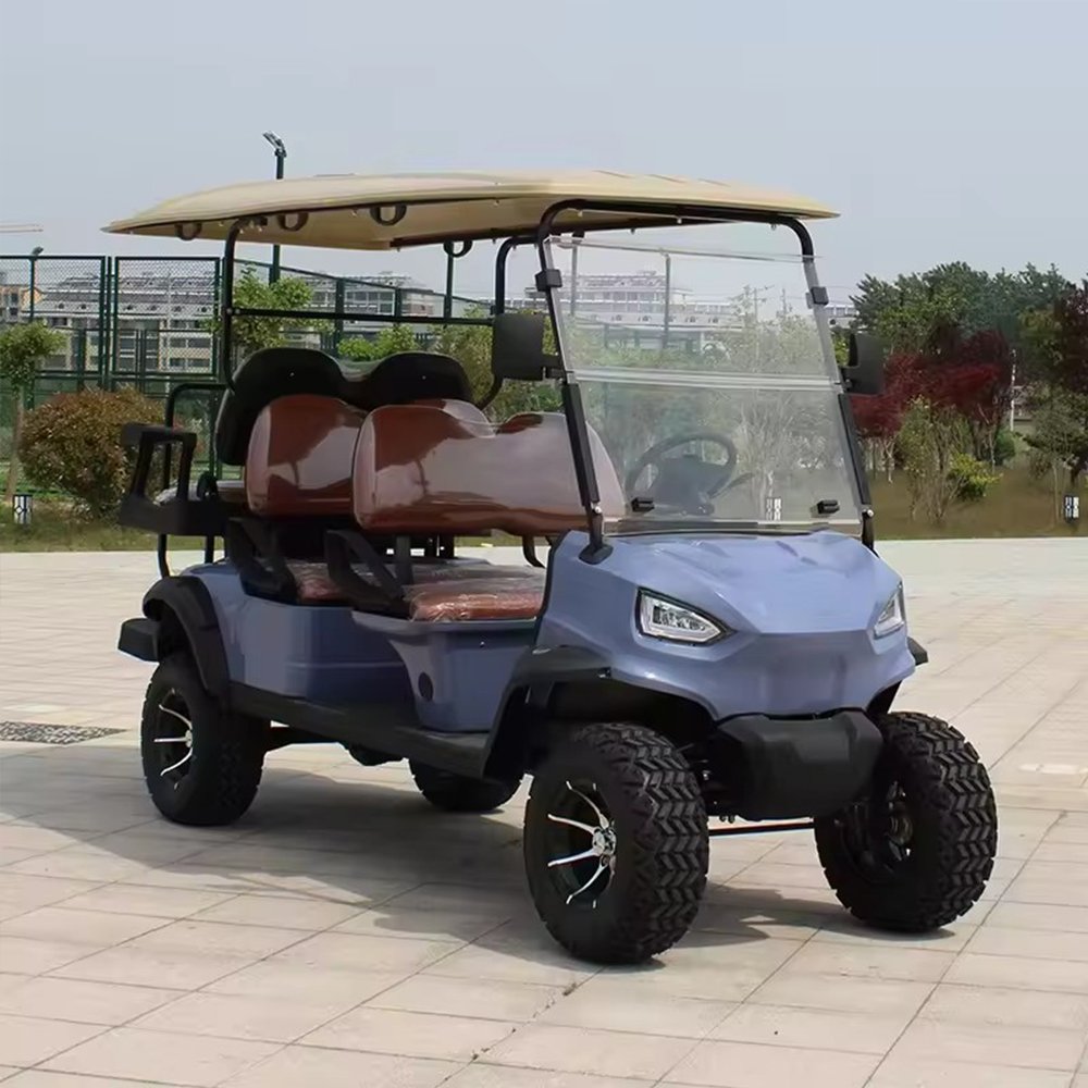 Chinese Factory Manufacturer High Quad Atv 4x4 500cc 4+2 Seat Dc Motor for Golf Cart 1 Person