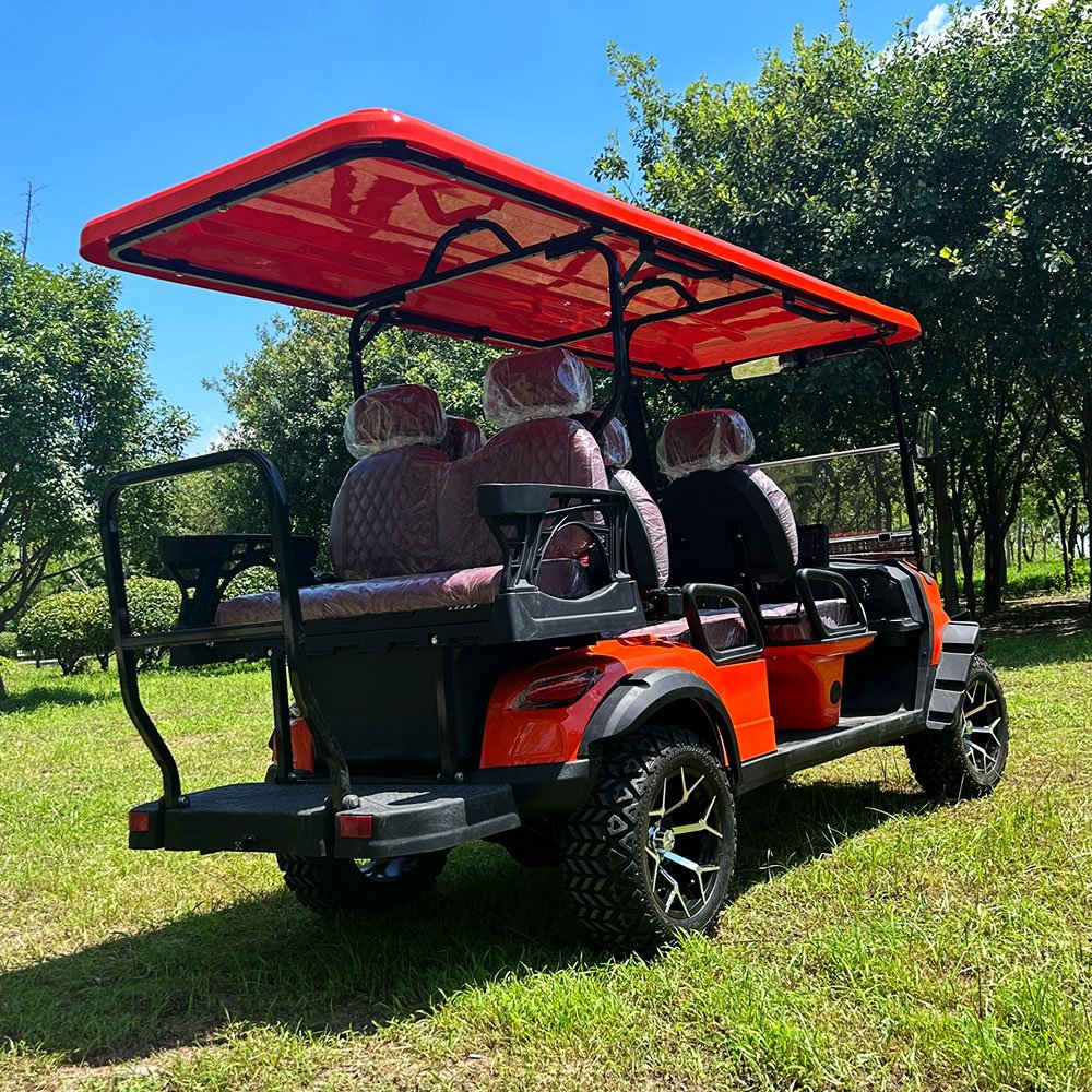 Factory Electric Golf Cart 4 6 Seater Off-Road Golf Car Street 72V Lithium Battery ATV