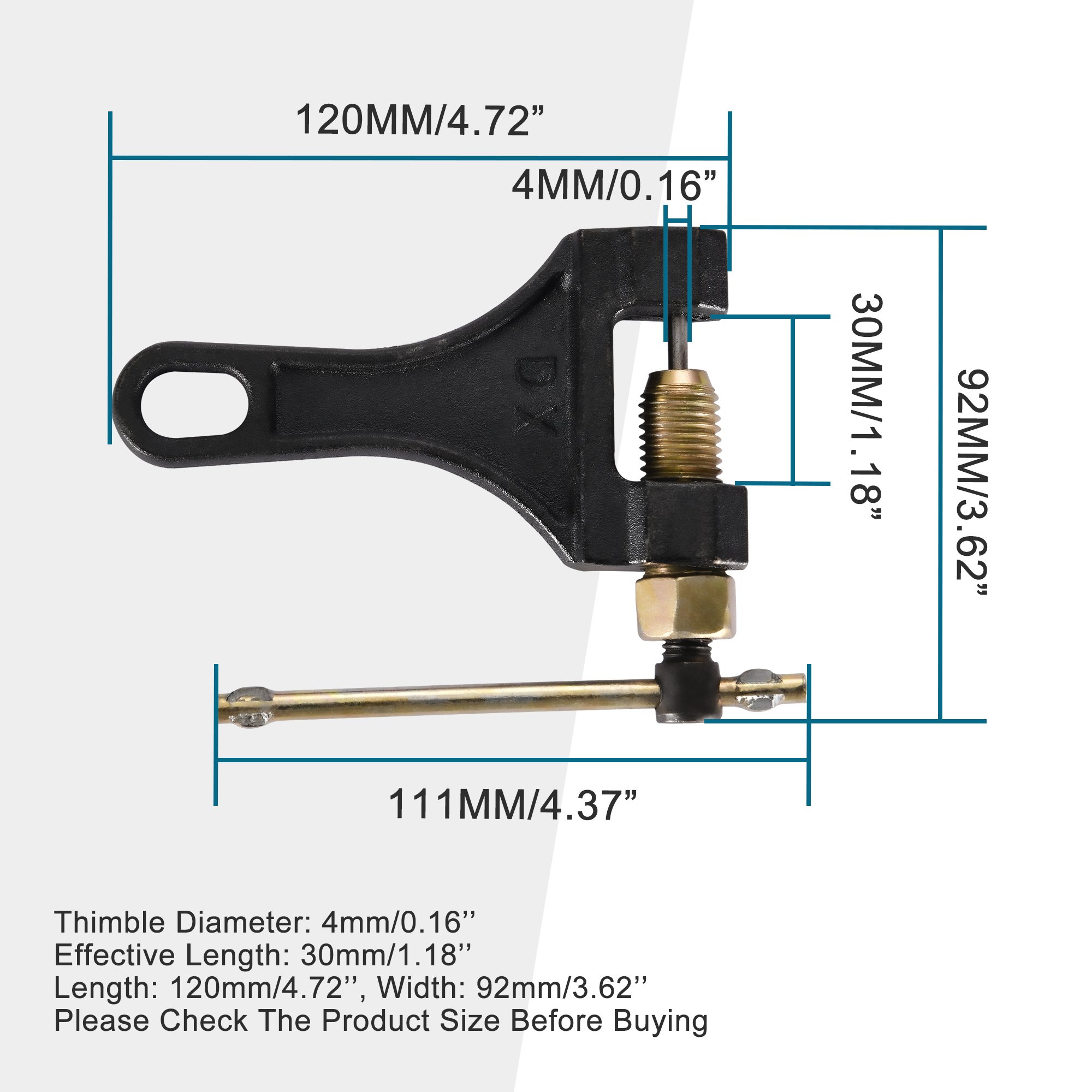 GOOFIT Chain Breaker Replacement for #428 520 525 528 530 Chain Tool Motorcycle Dirt Bike Bicycle ATV