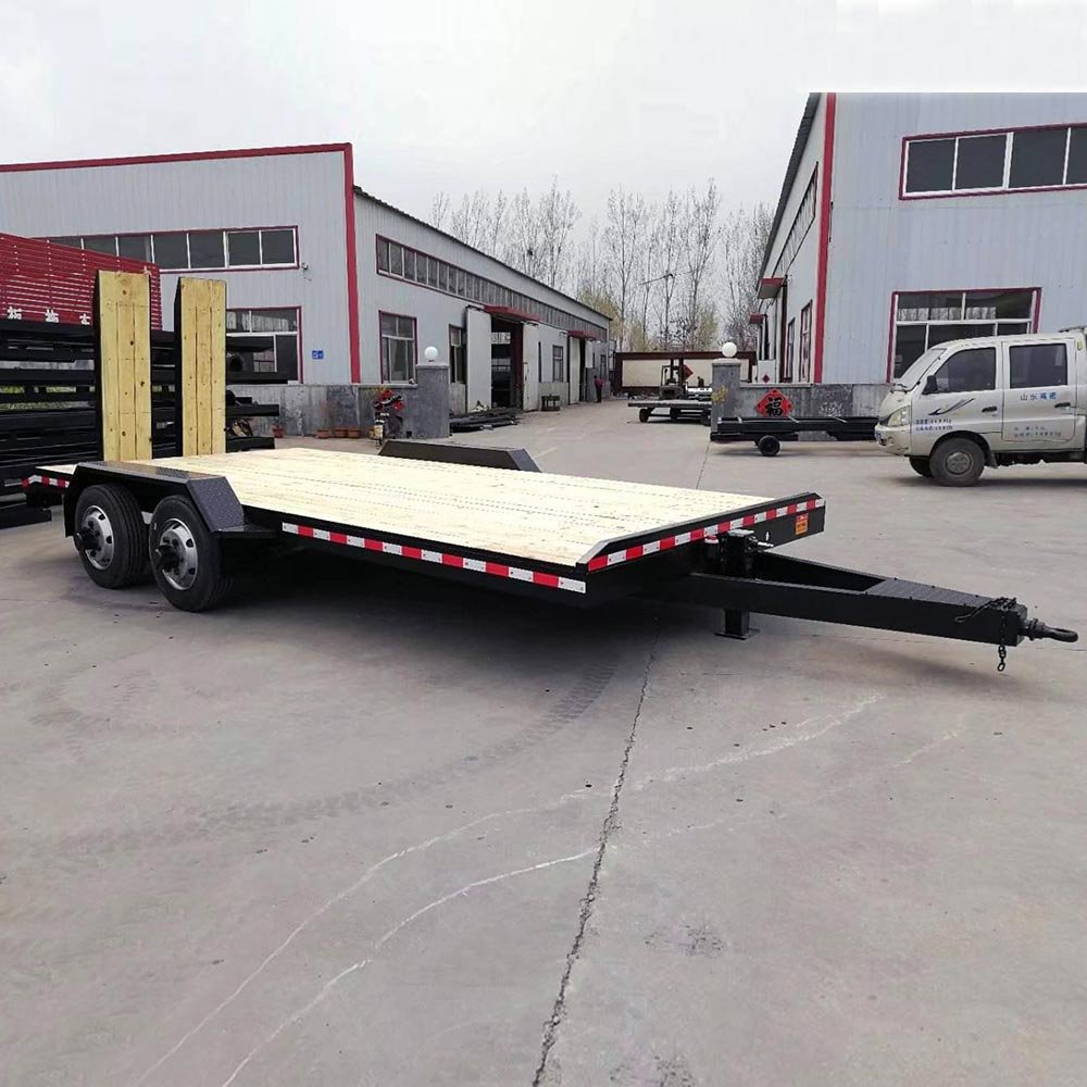 Heavy Duty Tandem Axle ATV Trailer 4WD Car Hauler With Steel and Aluminium Materials Semi-Trailer Truck Trailers