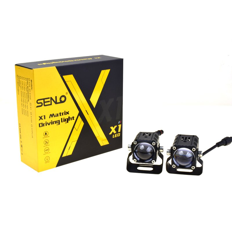 Senlo X1 40W Original Mini LED Waterproof Fog Lights High Low Beam Off-Road Driving Light for Motorcycle ATV SUV Tractor
