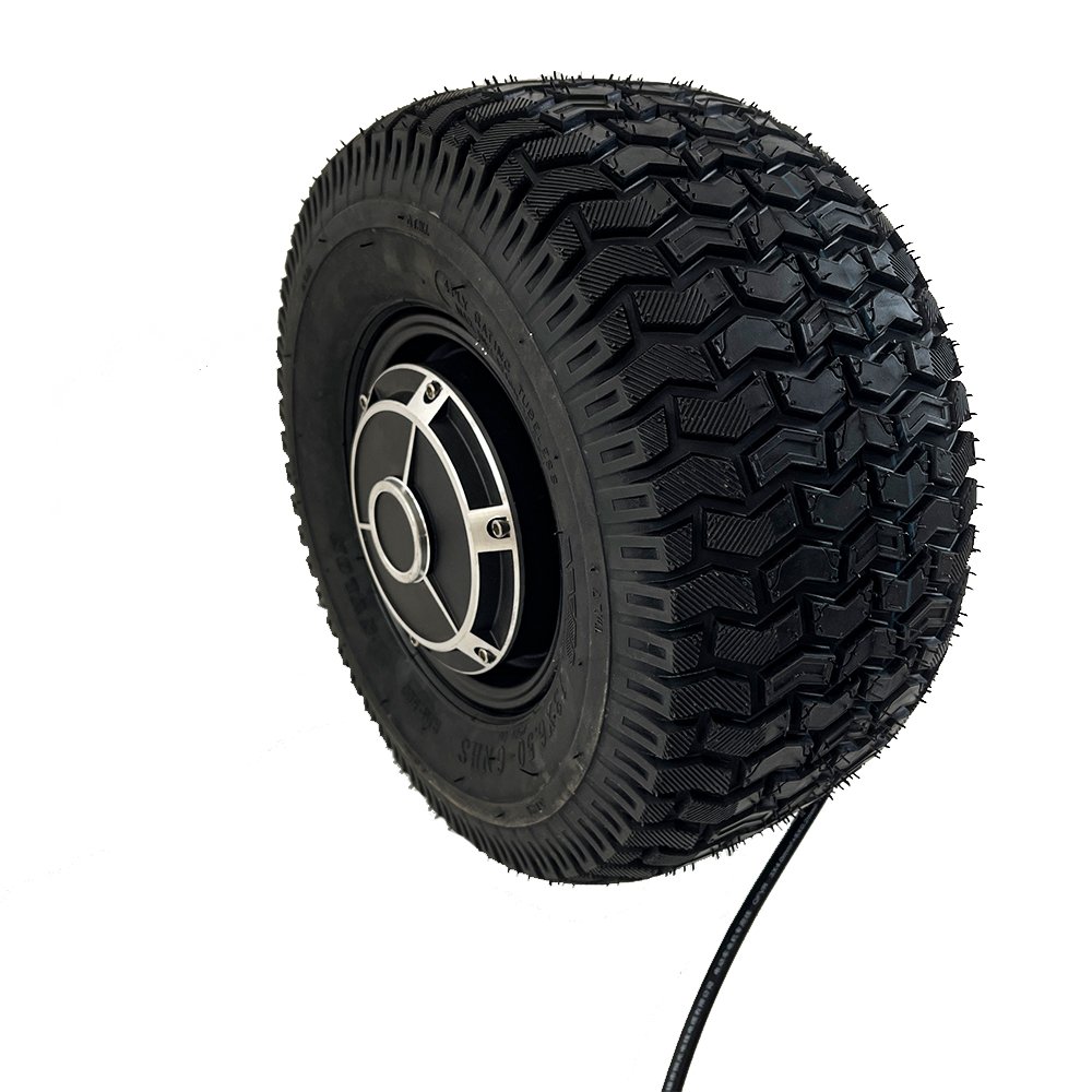 M 13inch 48-72V 2000W 60H Mono Shaft Wide Road Tire 13x6.50-6 Scooter ATV UTV Motor Wheel Electric Bicycle Hub Motor