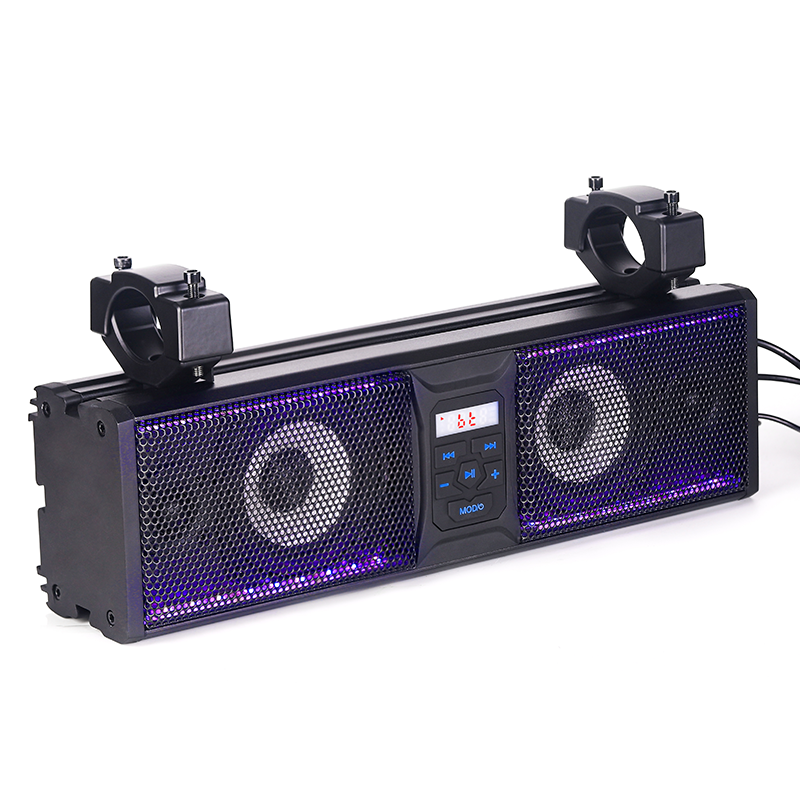 Sound bar Systems UTV ATV SSV Marine Golf Cart Audio Custom Blue Tooth 4 Speakers Packages Remote Control IP65 Waterproof USB