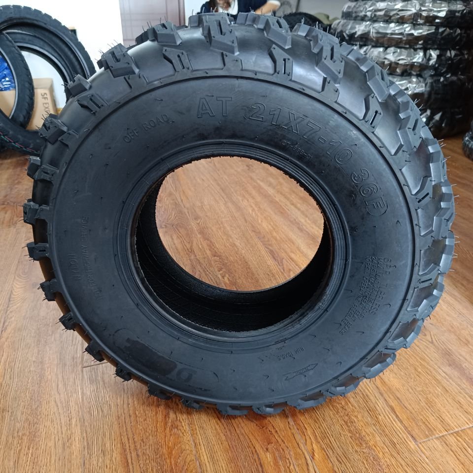Wear Resistant and Puncture Resistant Motorcycle Tire, High Temperature Resistant 21X7-10 ATV Tire UTV Tires