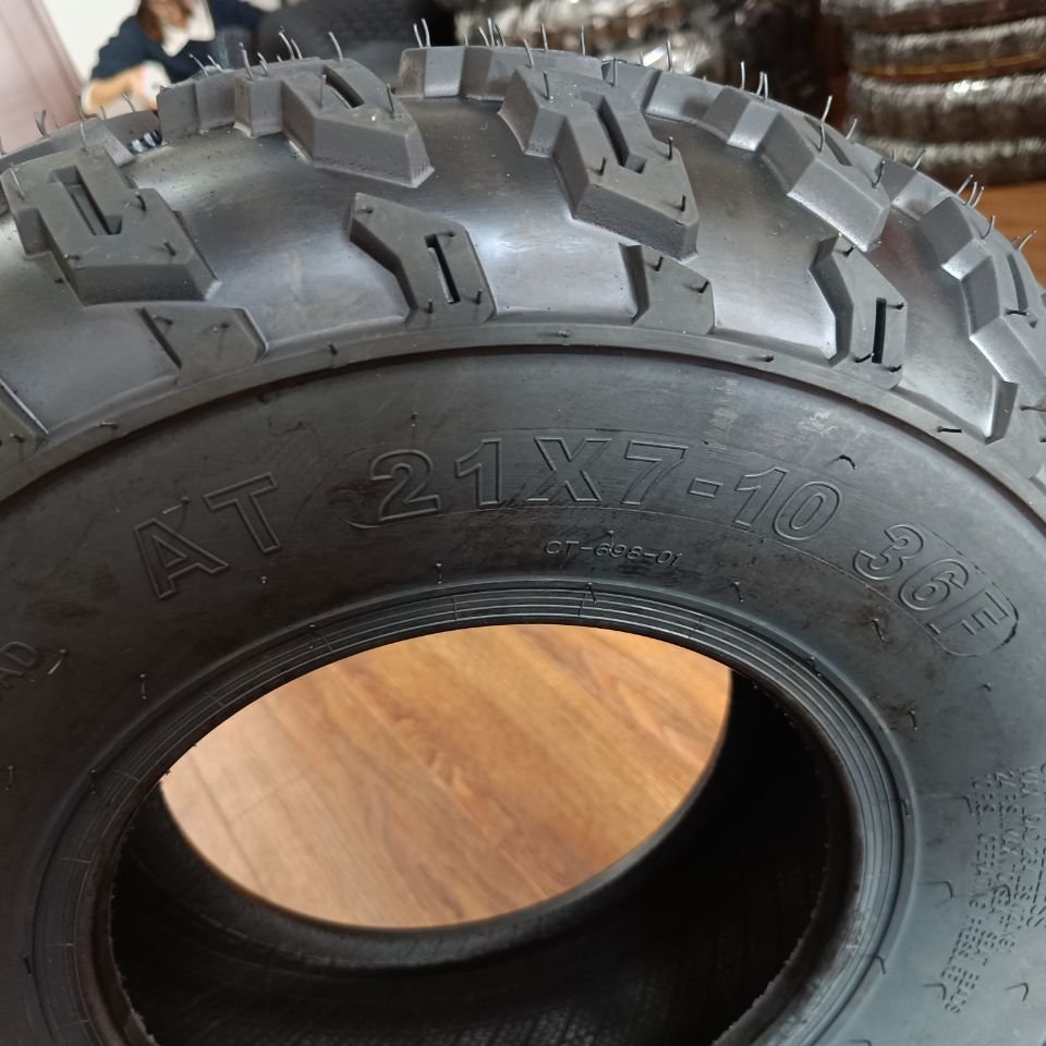 Wear Resistant and Puncture Resistant Motorcycle Tire, High Temperature Resistant 21X7-10 ATV Tire UTV Tires