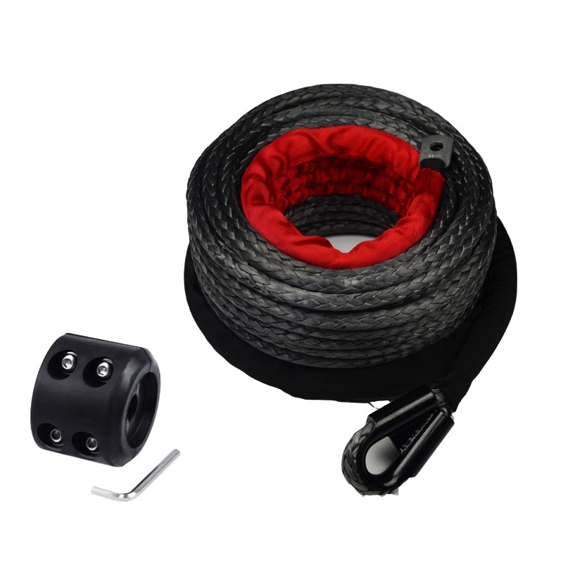 (JINLI ROPE) Winch Recovery Ring for ATV UTV SUV Truck Off-Road Recovery Winch Rope Fairlead