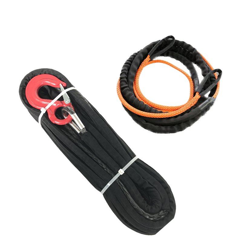 (JINLI ROPE) Winch Recovery Ring for ATV UTV SUV Truck Off-Road Recovery Winch Rope Fairlead