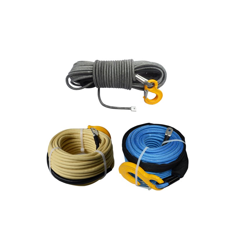(JINLI ROPE) Winch Recovery Ring for ATV UTV SUV Truck Off-Road Recovery Winch Rope Fairlead