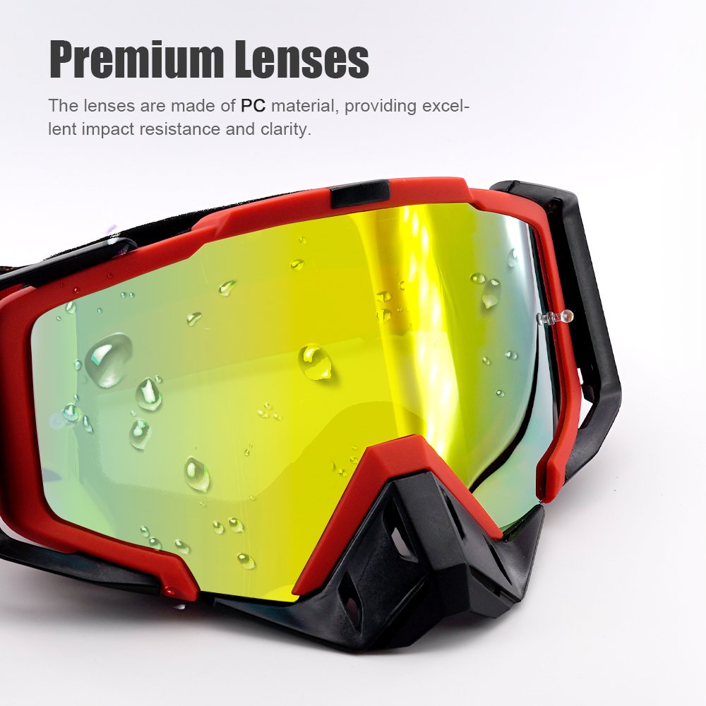 ATV Goggles Dirt Bike Motorcycle Motocross Mountain Bike Goggles Riding Off-Road Goggles Racing MX Glasses
