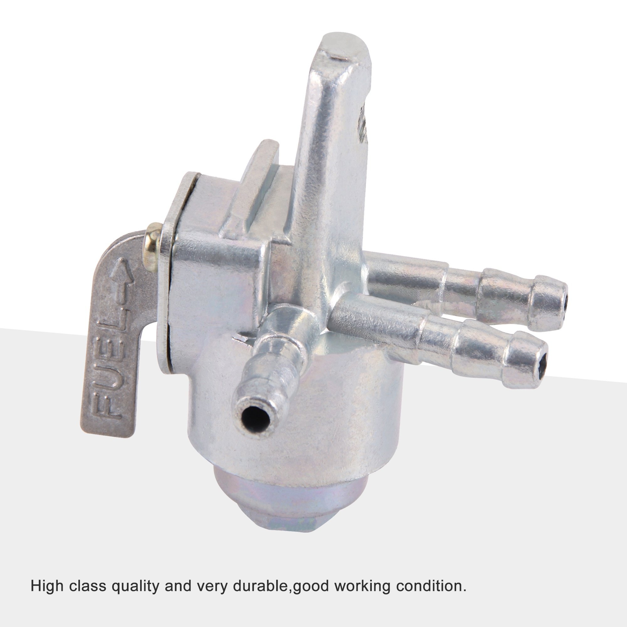 GOOFIT 3-Port Motorcycle Gas Tank Fuel Valve Switch Petcock Tap Valve Switch Replacement for Dirt Bike ATV Scooter