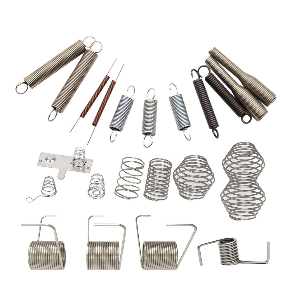 Coil Style Stainless Steel 2 Stroke Dirt Bike Snowmobile Kart ATV Slip on Swivel Exhaust Pipe Muffler Tension Spring Motorbike