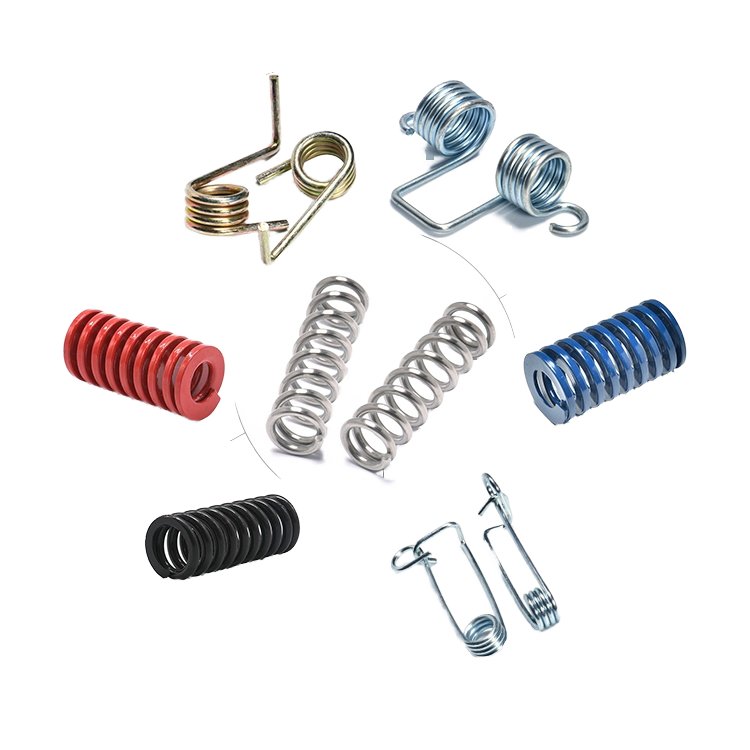 Coil Style Stainless Steel 2 Stroke Dirt Bike Snowmobile Kart ATV Slip on Swivel Exhaust Pipe Muffler Tension Spring Motorbike