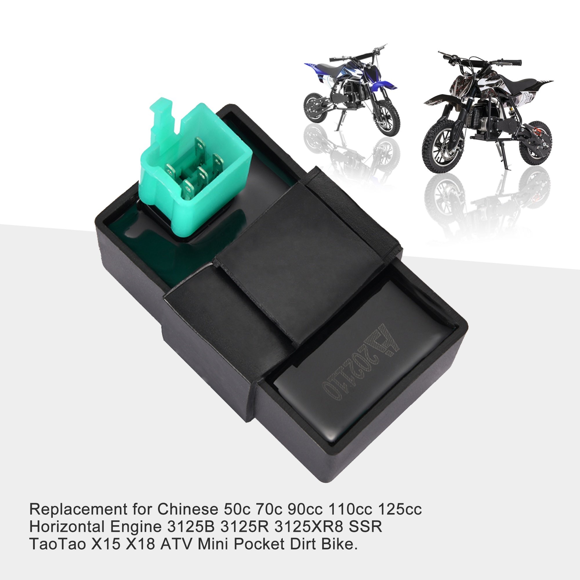GOOFIT Motorcycle 5 Pins CDI BOX Unit for Chinese Made 50c 70c 90cc 110cc 125cc Dirt Bike ATV Go-kart Chopper Pocket Bike