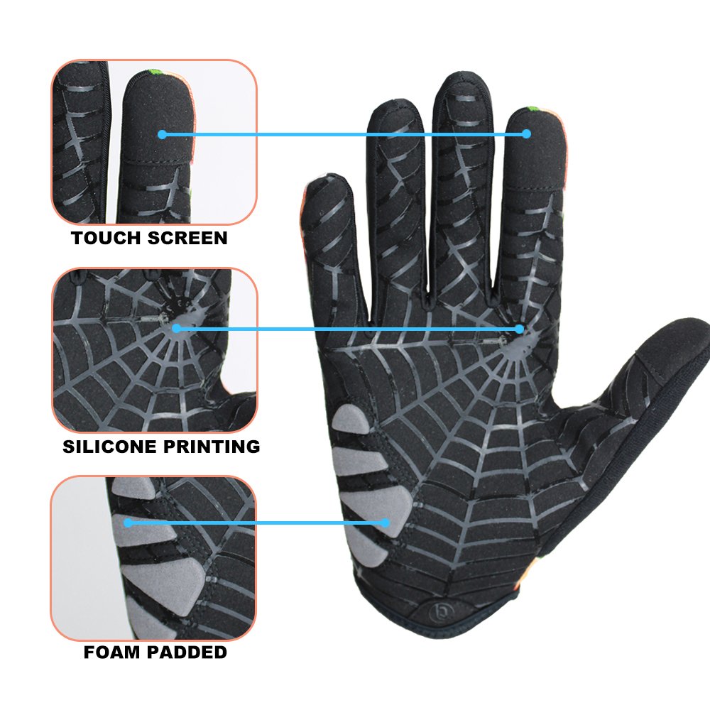 Breathable Best MTB Mountain Bike Full Finger Gloves MX Motocross Custom ATV Dirt Bike Gloves Outdoor Sports Racing