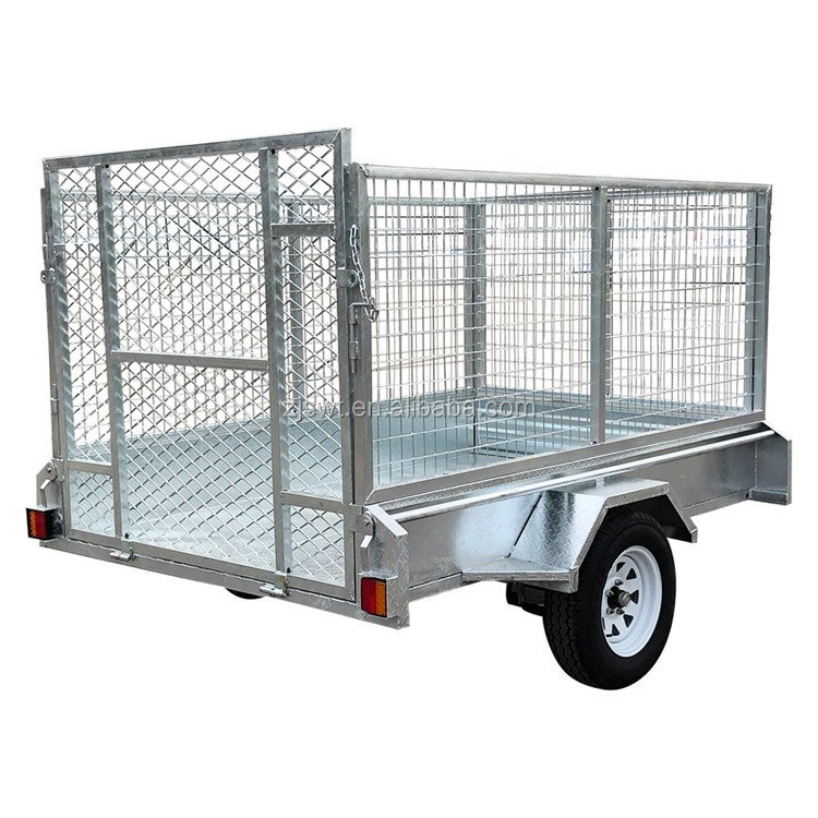 Galvanised 8x5 Heavy Duty Cage Trailer