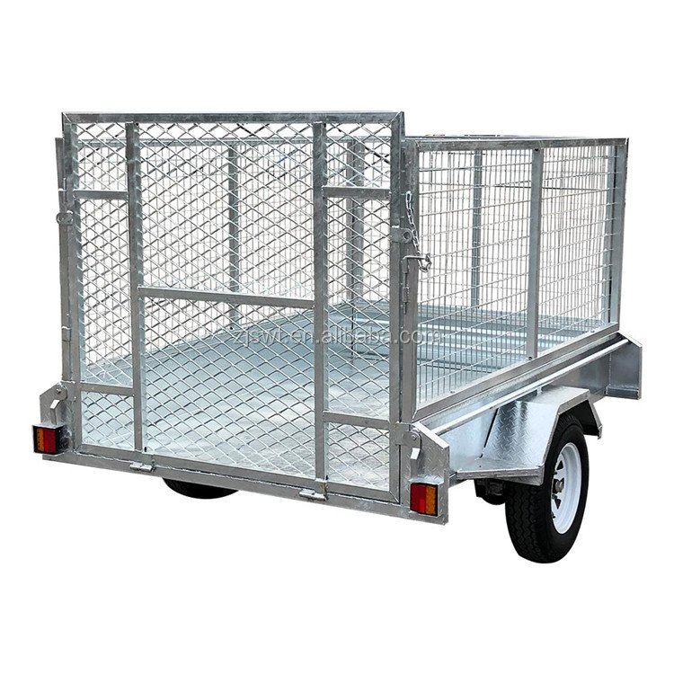 Galvanised 8x5 Heavy Duty Cage Trailer