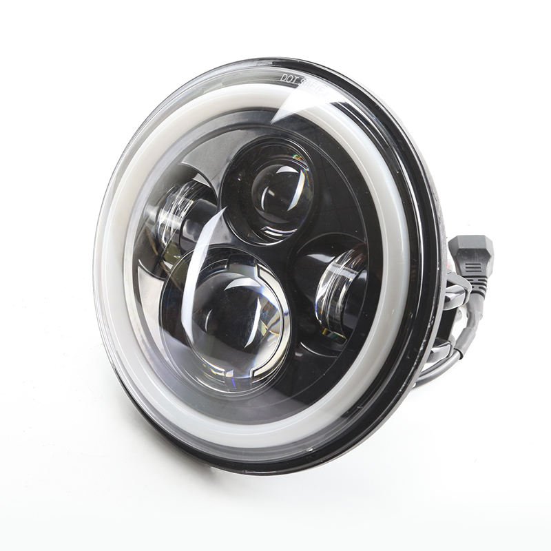 7inch Led halo Ring Led Lights for Motorcycles Led Headlight Price 40w Fog Driving Light Harley for Fog Lights for Bike Tuck Atv
