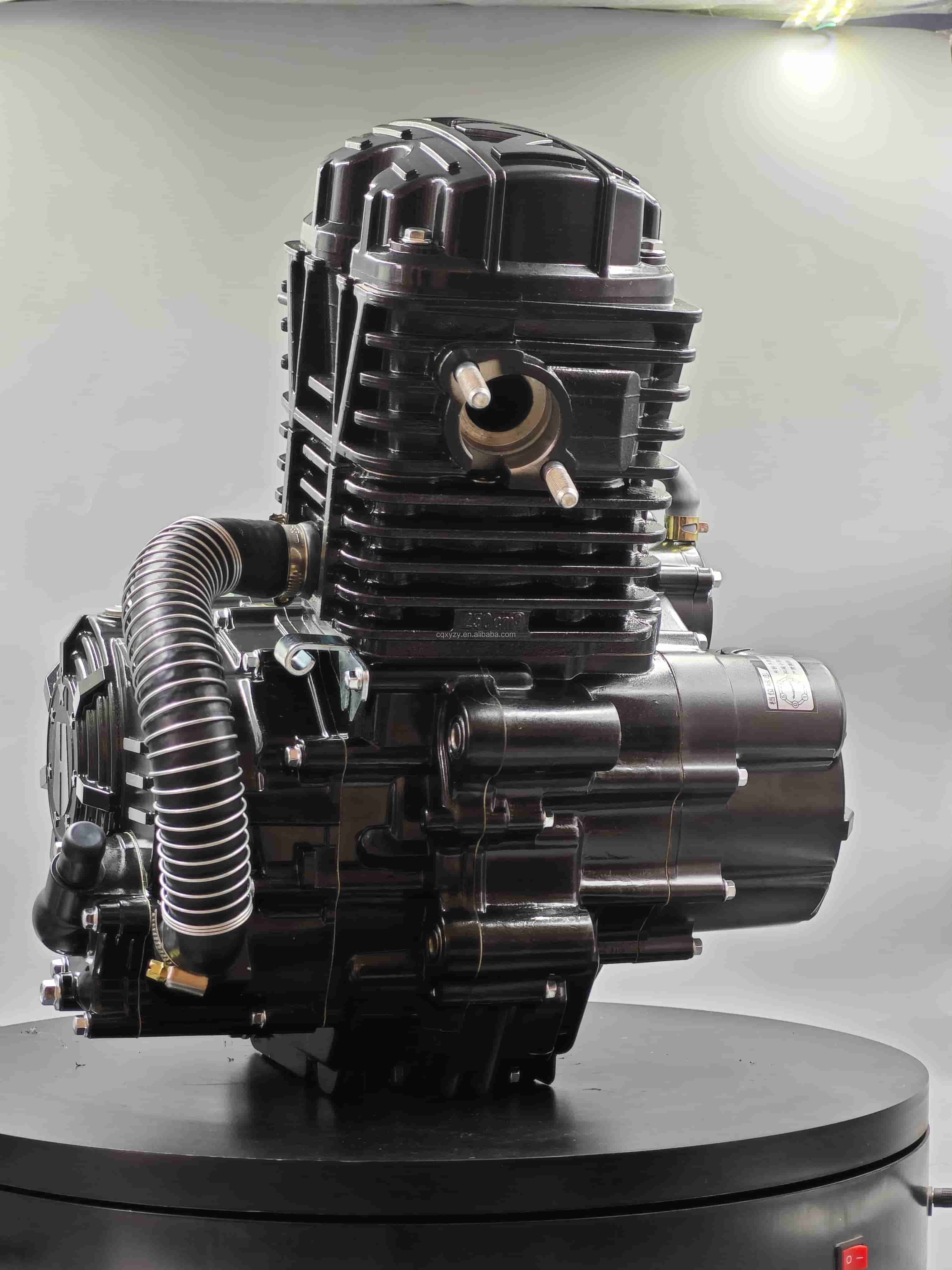 Zonsen 250cc Water Cooled Engine 4 Stroke Motor for Motorcycle, Tricycle, ATV, Scooter, Dirt Bike, Replacement Parts, Go-Kart