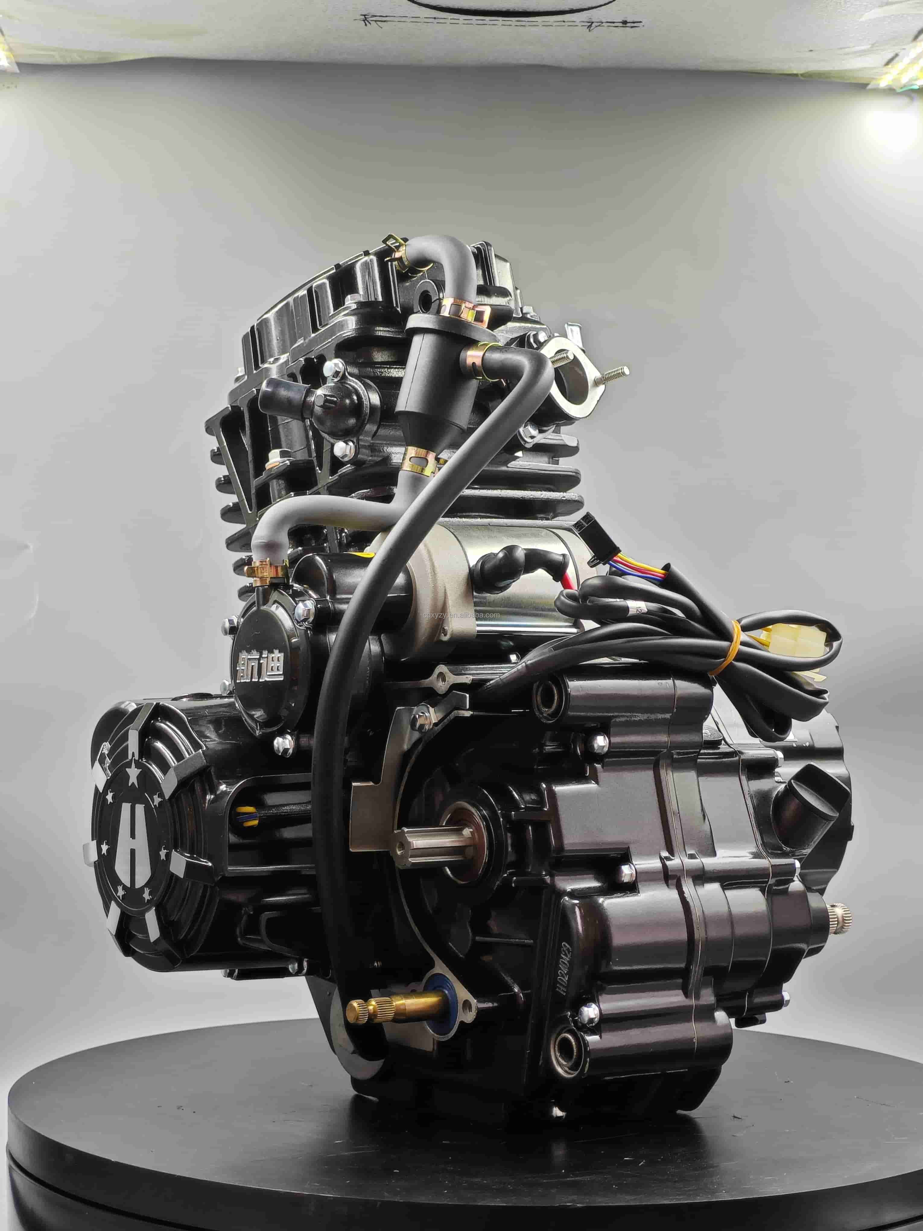 Zonsen 250cc Water Cooled Engine 4 Stroke Motor for Motorcycle, Tricycle, ATV, Scooter, Dirt Bike, Replacement Parts, Go-Kart