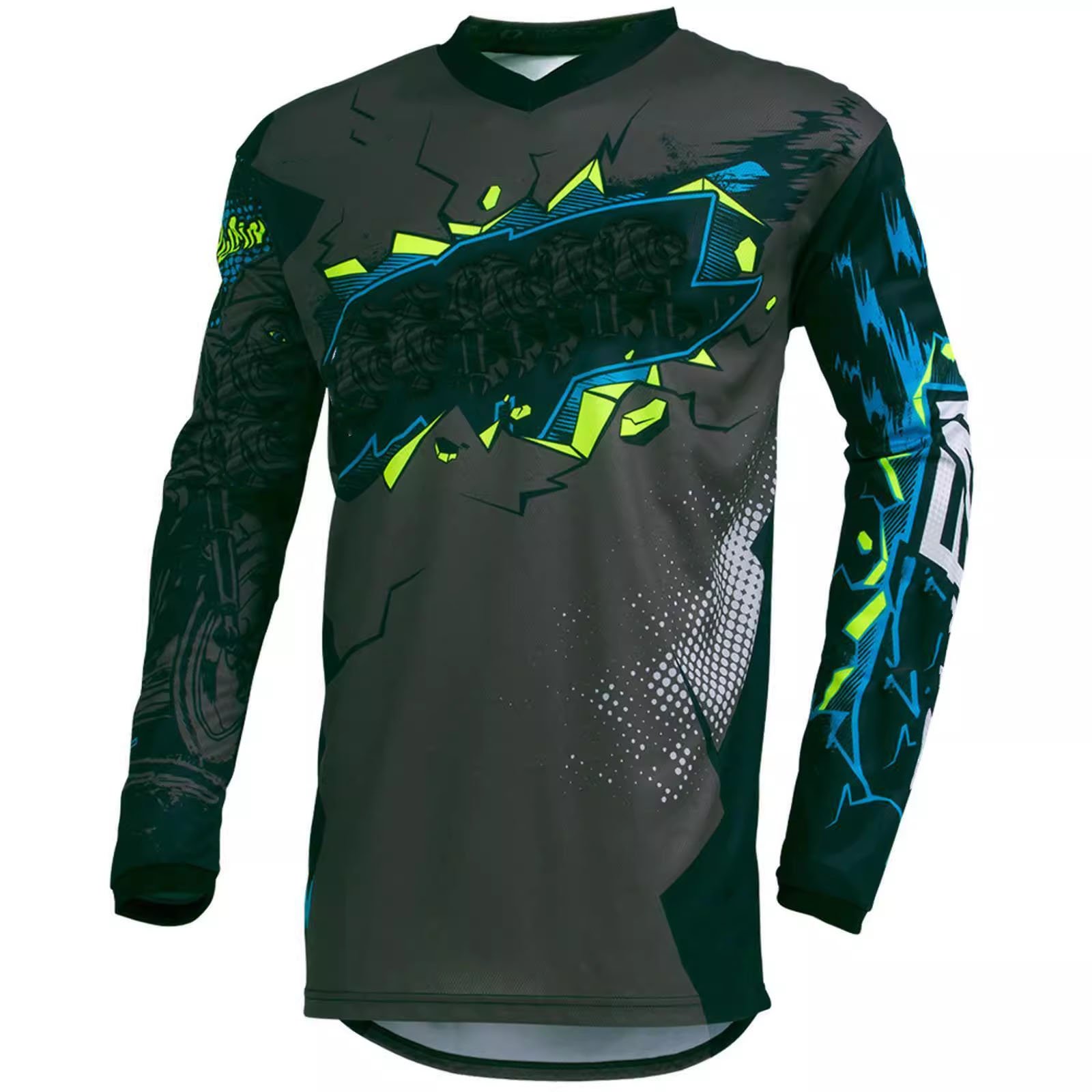 2024 Hot Sell Custom Racing Motorbike Jersey MTB/ATV/DH Long Sleeve Durable Mountain Bike Motocross Shirts