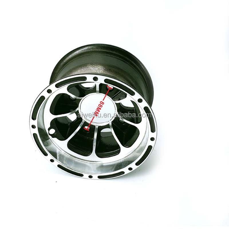 Go-kart ATV Accessories 8 Inch Aluminum Alloy Wheels Front 8x5.5 Rear 8x7