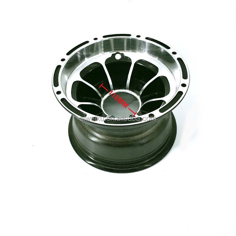 Go-kart ATV Accessories 8 Inch Aluminum Alloy Wheels Front 8x5.5 Rear 8x7